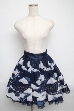 画像1: Angelic Pretty / Misty Skyスカート（2013年）  紺 S-25-06-09-061-AP-SK-AS-ZS