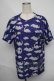 画像1: Nile Perch / 夜空プリントTシャツ  紫 S-25-06-09-1030-LO-TO-AS-ZS (1)