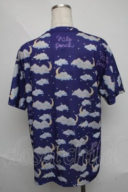 画像2: Nile Perch / 夜空プリントTシャツ  紫 S-25-06-09-1030-LO-TO-AS-ZS