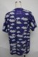 画像2: Nile Perch / 夜空プリントTシャツ  紫 S-25-06-09-1030-LO-TO-AS-ZS (2)