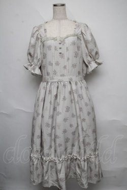 画像1: m petit by misako / AOKハナガラスクエアワンピース 3L ベージュ S-25-06-09-1033-LO-OP-HR-ZS