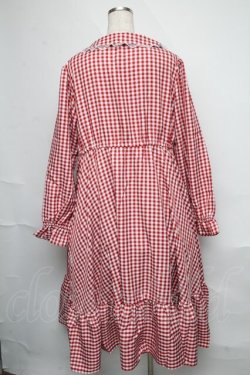 画像2: LOLITA / ギンガムマルエリワンピース 3L 赤ｘ白 S-25-06-09-1035-LO-OP-HR-ZS