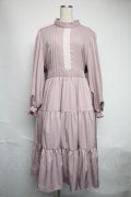 m petit by misako / AOK＊レースティアードワンピース  ピンク S-25-06-09-1038-LO-OP-HR-ZS
