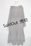 m petit by misako / AOK*フリルカラータックワンピース 3L ブラウン S-25-06-09-1044-LO-OP-HR-ZS