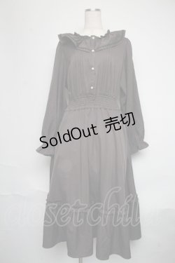 画像1: m petit by misako / AOK*フリルカラータックワンピース 3L ブラウン S-25-06-09-1044-LO-OP-HR-ZS
