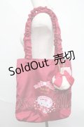 m petit by misako / AMシャーリングトート  赤 S-25-06-09-1004-LO-BG-HR-ZS