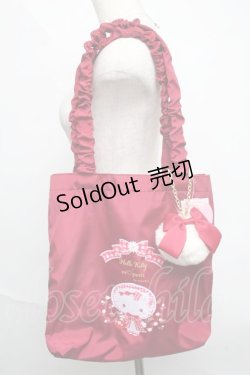 画像1: m petit by misako / AMシャーリングトート  赤 S-25-06-09-1004-LO-BG-HR-ZS