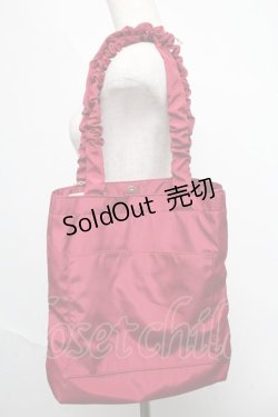 画像2: m petit by misako / AMシャーリングトート  赤 S-25-06-09-1004-LO-BG-HR-ZS