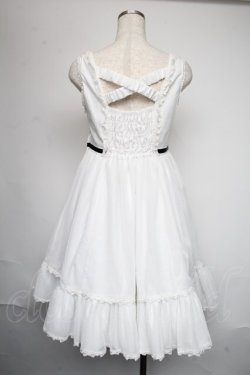画像2: Angelic Pretty / Pure Lady ジャンパースカート  白 S-25-06-09-1052-AP-OP-HR-ZS