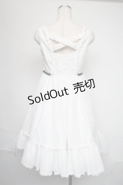 画像2: Angelic Pretty / Pure Lady ジャンパースカート  白 S-25-06-09-1052-AP-OP-HR-ZY