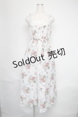 axes femme / フルーツ柄キャミワンピース  オフ S-25-06-09-1053-AX-OP-AS-ZI
