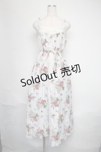 axes femme / フルーツ柄キャミワンピース  オフ S-25-06-09-1053-AX-OP-AS-ZI