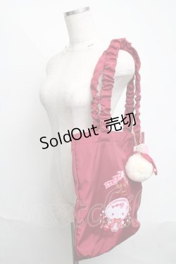 画像4: m petit by misako / AMシャーリングトート  赤 S-25-06-09-1004-LO-BG-HR-ZS