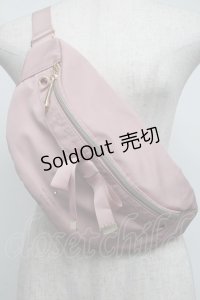 m petit by misako / リボンショルダーバッグ  ピンク S-25-06-09-1008-LO-BG-HR-ZS