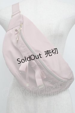 画像1: m petit by misako / リボンショルダーバッグ  ピンク S-25-06-09-1008-LO-BG-HR-ZS