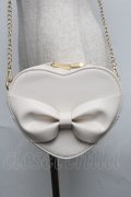 m petit by misako / ハートリボンショルダーバッグ  オフ S-25-06-09-1009-LO-BG-HR-ZS