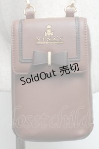m petit by misako / NINA′Sスマホショルダーバッグ  ブラウン S-25-06-09-1013-LO-BG-HR-ZS
