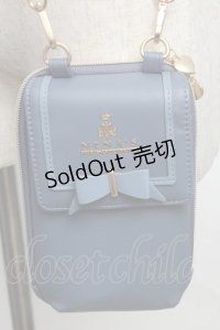 m petit by misako / NINA′Sスマホショルダーバッグ  紺 S-25-06-09-1014-LO-BG-HR-ZS