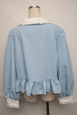 画像2: Cherirulu Chocola / マルエリシャツブラウス 3L サックス S-25-06-09-1025-LO-BL-HR-ZS