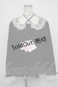 FLC / メンレースシャツブラウス 4L 黒 S-25-06-09-1027-LO-BL-HR-ZS