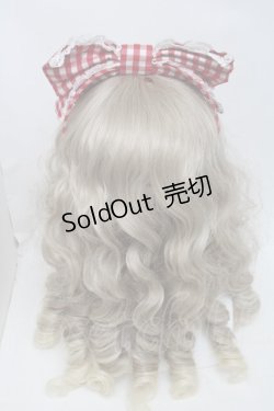 画像3: Angelic Pretty / チェルシーギンガムカチューシャ  赤ｘ白 S-25-06-09-013-AP-ZA-HR-ZS