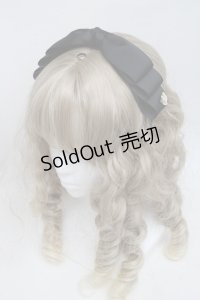 m petit by misako / NINA'sコラボ AM*NIリボンカチューシャ  黒 S-25-06-09-014-LO-AC-HR-ZS