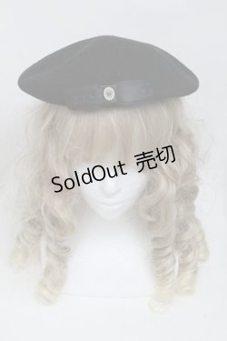 画像2: m petit by misako / NINA's AMカメオベレー  黒 S-25-06-09-019-LO-AC-AS-ZS