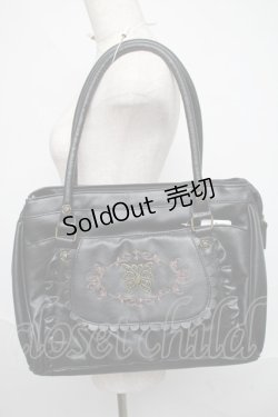 画像1: axes femme / フラップ付A4BAG  黒 S-25-06-09-025-AX-BG-HR-ZS