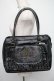画像1: axes femme / フラップ付A4BAG  黒 S-25-06-09-025-AX-BG-HR-ZS (1)