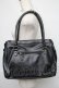 画像2: axes femme / フラップ付A4BAG  黒 S-25-06-09-025-AX-BG-HR-ZS (2)