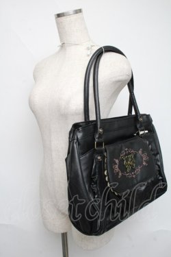 画像3: axes femme / フラップ付A4BAG  黒 S-25-06-09-025-AX-BG-HR-ZS