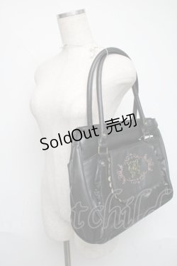画像3: axes femme / フラップ付A4BAG  黒 S-25-06-09-025-AX-BG-HR-ZS