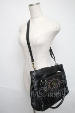 画像4: axes femme / フラップ付A4BAG  黒 S-25-06-09-025-AX-BG-HR-ZS