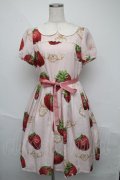 Emily Temple cute / Creamy Strawberryワンピース  ピンク S-25-06-09-044-ET-OP-AS-ZS