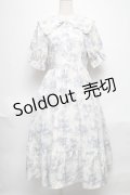 m petit by misako / トワルドジュイワンピース  サックス S-25-06-11-046-LO-OP-HR-ZS
