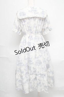 画像2: m petit by misako / トワルドジュイワンピース  サックス S-25-06-11-046-LO-OP-HR-ZS