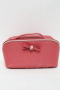 m petit by misako / ビジューリボンポーチ  ピンク S-25-06-11-005-LO-ZA-HR-ZS