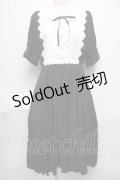 axes femme / シアーストライプワンピース  黒 S-25-06-11-054-AX-OP-AS-ZS