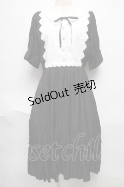 画像1: axes femme / シアーストライプワンピース  黒 S-25-06-11-054-AX-OP-AS-ZS