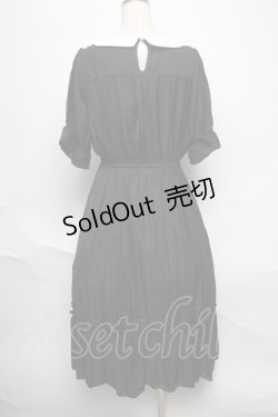 画像2: axes femme / シアーストライプワンピース  黒 S-25-06-11-054-AX-OP-AS-ZS