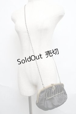 画像2: axes femme / 鍵ハンドルサテンバッグ  黒 S-25-06-11-009-AX-BG-AS-ZS
