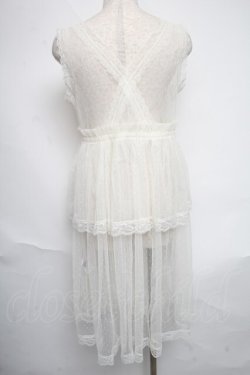 画像2: axes femme / ドットチュール重ねジレ  オフ S-25-06-11-014-AX-TO-AS-ZS