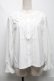 画像1: axes femme / レースカラーブラウス  白 S-25-06-11-016-AX-BL-AS-ZS (1)