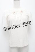 axes femme / フラワーカラーカットプルオーバー  オフ S-25-06-11-018-AX-TO-AS-ZS