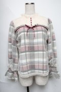 axes femme POETIQUE / チュール重ねブラウス  ワインｘオフ S-25-06-11-022-AX-BL-AS-ZS