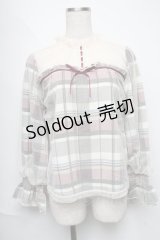 axes femme POETIQUE / チュール重ねブラウス  ワインｘオフ S-25-06-11-022-AX-BL-AS-ZI