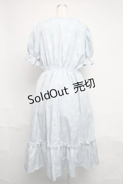 画像2: m petit by misako / AOKハナガラスクエアワンピース 3L サックス S-25-06-12-039-LO-OP-HR-ZS