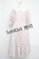 m petit by misako / NINA’Sコラボトワルドジュイワンピース 3L ピンク S-25-06-12-041-LO-OP-HR-ZS