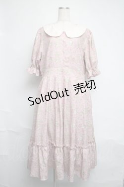 画像1: m petit by misako / NINA’Sコラボトワルドジュイワンピース 3L ピンク S-25-06-12-041-LO-OP-HR-ZS