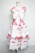 BABY,THE STARS SHINE BRIGHT / Creme Chantilly Princessジャンパースカート  ピンク S-25-06-12-042-BA-OP-AS-ZS
